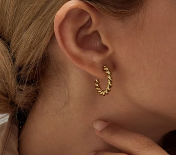 Gold Hoop Earrings