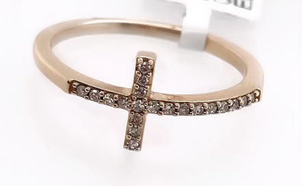 Diamond Cross Ring