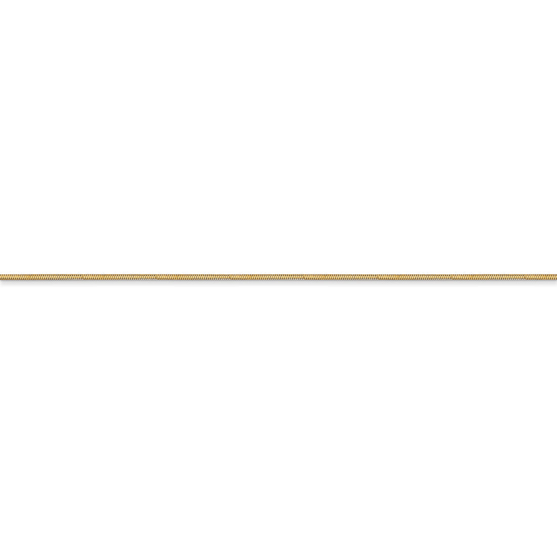 14k .6mm Octagonal Snake Chain