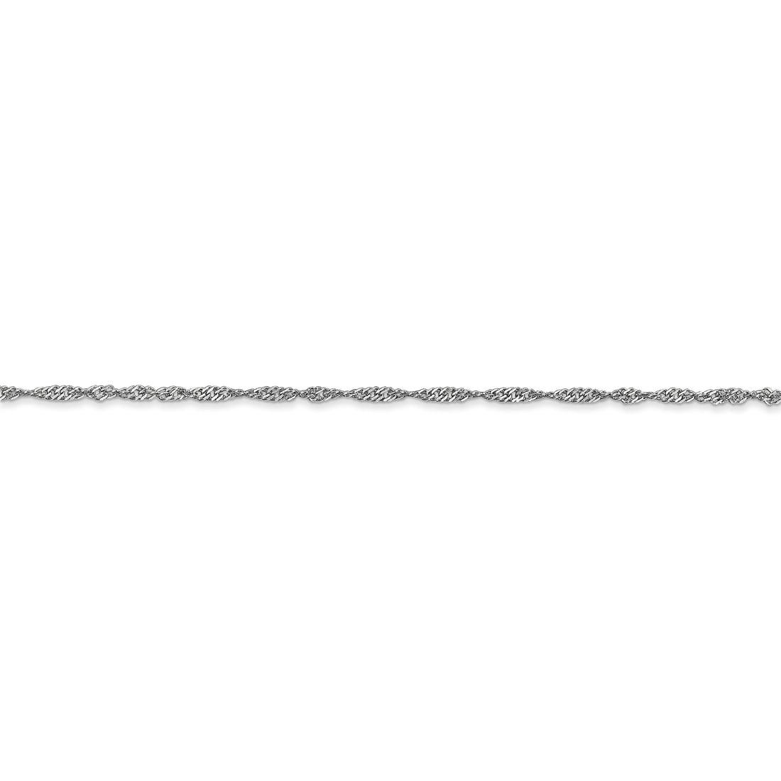 14k WG 1.4mm Singapore Chain
