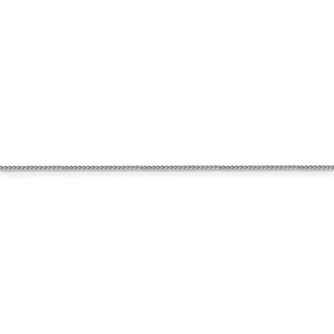 14k WG .85mm Spiga with Lobster Clasp Chain