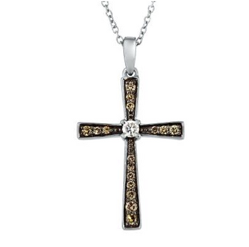 Le Vian 14K Vanilla Gold Cross Necklace