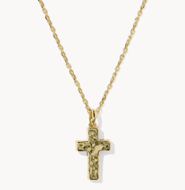 Cross Gold Pendant Necklace