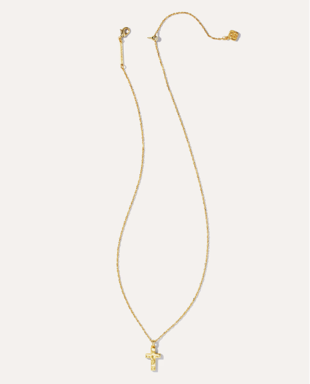 Cross Pendant Necklace in Gold
