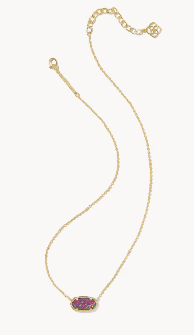 Elisa Gold Pendant Necklace