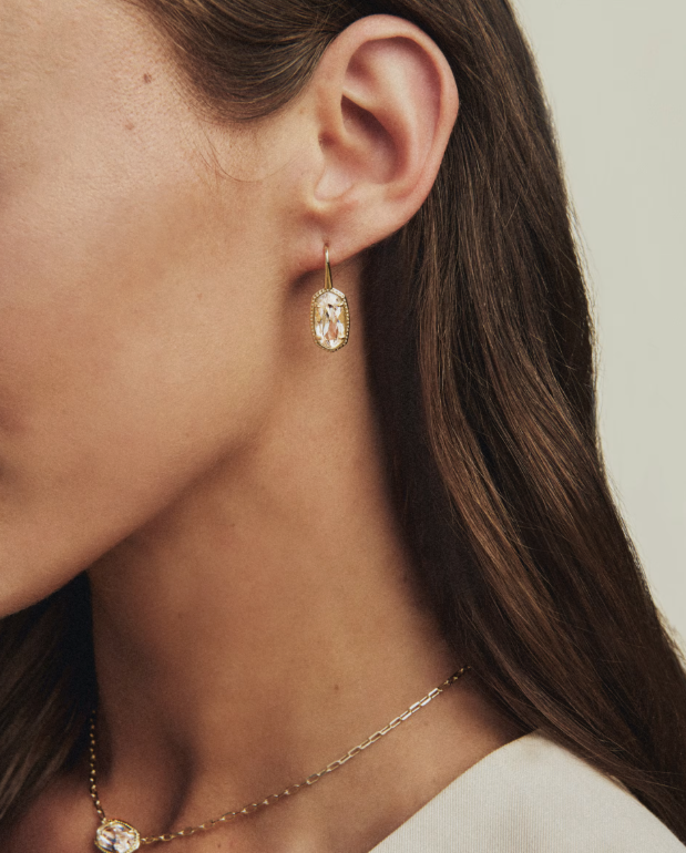 Lee Luxe Gold Drop Earrings