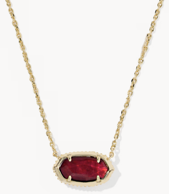 Elisa Bow Short Pendant Necklace