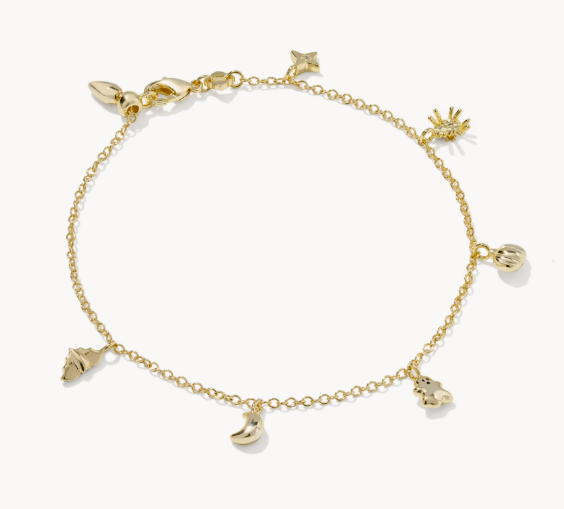 Halloween Gold Delicate Chain Bracelet