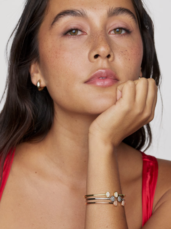 Emilie Gold Cuff Bracelet