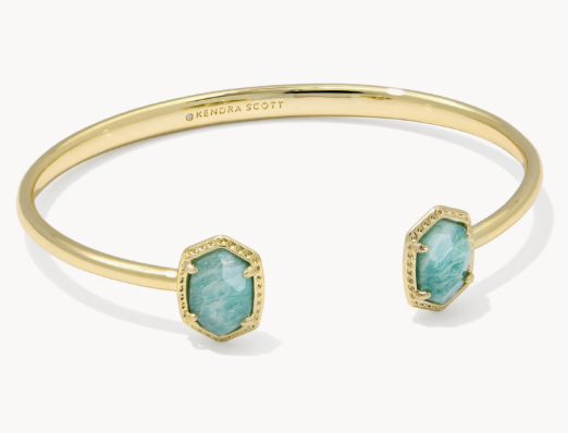 Daphne Gold Frame Cuff Bracelet