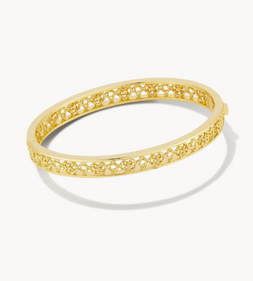 Kelly Bangle Bracelet in Gold