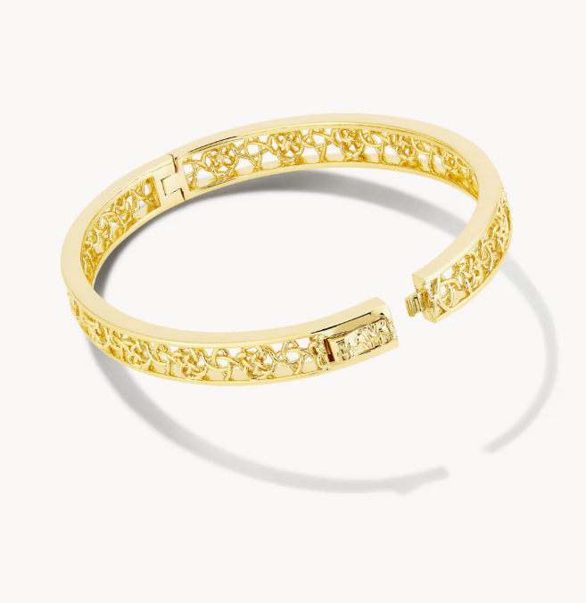 Kelly Bangle Bracelet in Gold