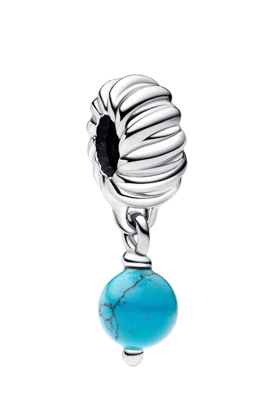 Turquoise-Colored Dangle Charm