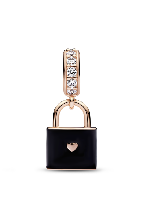 Love Padlock Dangle Charm