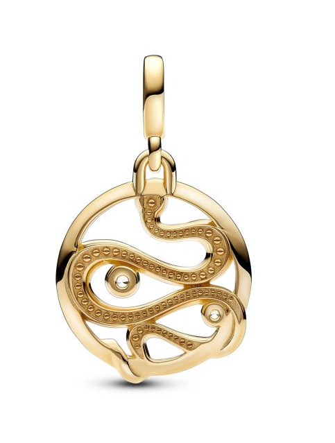 Pandora ME Pavé Snake Medallion Charm