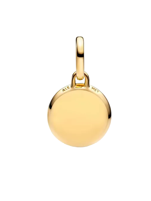 Green Mini Medallion Charm
