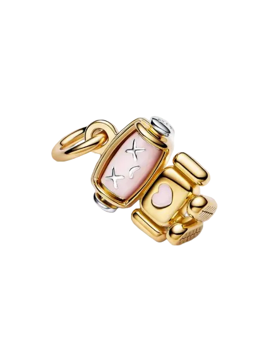 Spinnable Face Robot Dangle Charm